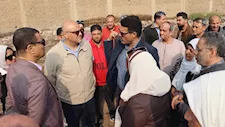 محافظ القليوبية يعد أهالي "المريج" بحلول فورية لأزمات المياه والصرف