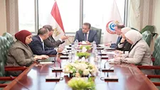 وزير الصحة يبحث مع "إي فاينانس" و"إي هيلث" سبل التعاون 