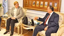 بالصورـ محافظ أسيوط يستقبل رئيس المجلس القومي للأمومة والطفولة