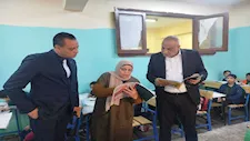 محمد فايز يتفقد مدارس بولاق الدكرور لمتابعة انتظام اليوم الدراسي