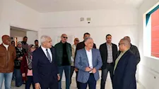 بالصور- محافظ الإسماعيلية يتفقد أعمال إنشاء المدرسة الفنية التجارية المتقدمة