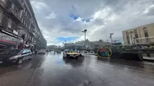 أمطار تضرب الإسكندرية في نوة "الفيضة الصغرى" -صور 