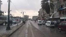 النوة وصلت في موعدها.. أمطار "عيد الميلاد" تهطل على الإسكندرية
