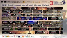 ننشر جدول فعاليات الدورة الثالثة لمهرجان المنيا الدولي للمسرح 