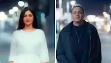  مصطفى قمر يظهر لأول مرة مع زوجته في كليب "مش هاشوفك" 