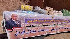 محافظ جنوب سيناء يهدي راهبات دير السبع البنات مواد غذائية وبطاطين