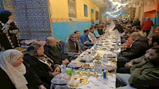1500مواطن على مائدة واحدة.. أهالي كفر الشوبك بالقليوبية ينظمون إفطارًا