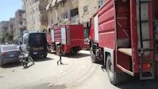 حريق يضرب بدروم شركة "عمر أفندي" في حلوان
