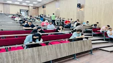 3481 طالب يؤدون امتحانات نهاية العام بجامعة حلوان التكنولوجية 