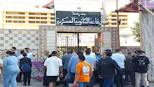 إجراءات مشددة أمام لجان امتحانات الثانوية العامة بسوهاج -صور