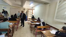 محافظ أسيوط يتفقد لجان الثانوية العامة  -صور 