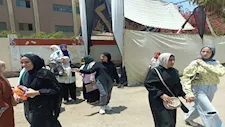 سعادة بين طلاب الثانوية العامة فى القليوبية بأول أيام الامتحانات