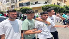 فرحة طلاب الثانوية فى بورسعيد بعد امتحاني التربية الدينية والوطنية 