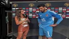 هل تجنب الشناوي النظر للمذيعة أثناء الحوار التلفزيوني? (فيديو)