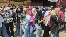سعادة طلاب الفيوم بسهولة اللغة الأجنبية الثانية: "الصعب جاي"