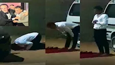 بيصلي في الشارع.. لقطة مثيرة للاعب الزمالك