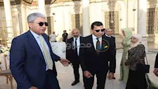 10 صور لاحتفال وزير الشباب والرياضة بعقد قران ابنته