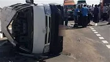 21 مصابا في حادثين منفصلين بالقطامية والقليوبية