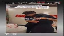 12 صورة لاحتفال محمد صبحي بعيد ميلاده مع زوجته