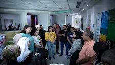 بالصور.. منتدى حوار الثقافات بالهيئة القبطية الإنجيلية ينظم زيارة إلى مستشفى 57357 