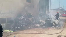 السيطرة على حريق داخل مصنع قطن بقرية الراهبين بالغربية