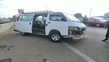  7 مصابين في انقلاب ميكروباص أعلى الدائري