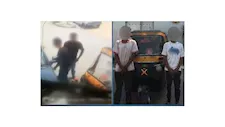 "توك توك" يصطدم بسيارة ويتسبب في أزمة بمدينة نصر | فيديو