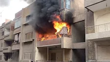 السيطرة على حريق بمساكن المعاشات في السويس