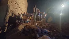 انهيار جزئي لعقار في الجمالية