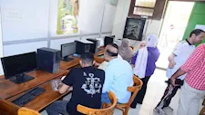 لليوم الثاني.. معامل التنسيق بجامعة سوهاج تستقبل طلاب المرحلة الأولى- صور