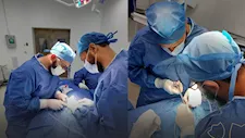 تفاصيل نجاح جراحة نادرة لطفل رضيع في السويس 