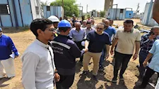 محافظ أسيوط يتفقد محطة مياه كوم بوها بعد تشغيل بوستر جديد - صور
