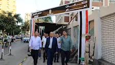 محافظ المنيا يؤكد جاهزية اللجان لاستقبال الناخبين بـ "الشيوخ" (صور)
