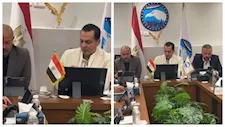 عبد الجواد وقيادات "مستقبل وطن" يتابعون انتخابات "الشيوخ" داخل غرفة العمليات -فيديو