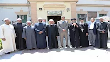 محافظ أسوان وقيادات دينية في جولة ميدانية دعمًا لانتخابات الشيوخ (صور)