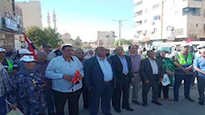 بالأعلام.. مسيرة لحشد المواطنين للمشاركة في الانتخابات بالوادي الجديد