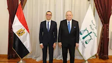رئيس مجلس الدولة يستقبل وزير الاستثمار والتجارة الخارجية لتقديم التهنئة