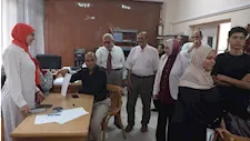 نائب رئيس جامعة بنها تتفقد معامل التنسيق الإلكتروني بكليتي الآداب والتجارة 