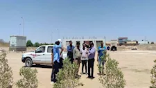 معاينة موقع إنشاء محطة محولات الخارجة الجديدة جهد ٢٢٠ ك.ف 