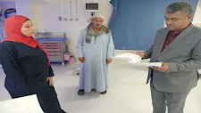 الإهمال يتسبب في إحالة طبيب وعدد من العاملين بالمنيا للتحقيق - صور