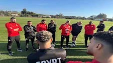 أول مران في تشيلي.. جلسة نبيه مع لاعبي منتخب الشباب قبل بداية المونديال