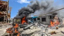 الدفاع المدني في غزة: 7 شهداء و20 جريحا جراء غارة إسرائيلية على القطاع