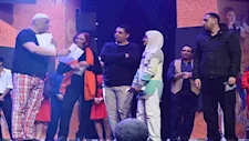 تامر عبدالمنعم يحتفل مع جمهور مسرح البالون في ليلة رأس السنة
