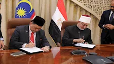 مذكرة تفاهم بين الإفتاء ووزارة الشؤون الدينية بولاية صباح بماليزيا لتعزيز التعاون