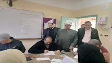 رئيس أزهرية جنوب سيناء يتابع أعمال تصحيح امتحانات الشهادتين الابتدائية والإعدادية