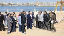 بني سويف: "إجراءات حازمة" ضد التأخير بمشروع المرسى السياحي الشرقي (صور)