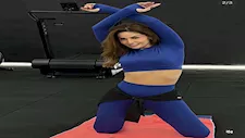 بالصور.. مي سليم بإطلالة رياضية جريئة في الجيم