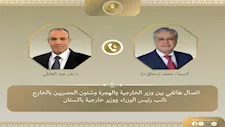 وزيرا خارجية مصر وباكستان يناقشان تطورات الأوضاع في اليمن وغزة