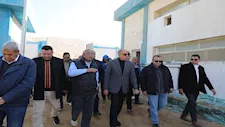 محافظ المنيا يتفقد اللمسات النهائية لمحطة مياه الشيخ تمي بأبو قرقاص (صور)