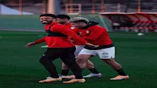 تأهيل تريزيجيه وحضور أبو ريدة.. 15 صورة لمران منتخب مصر استعدادا لمواجهة